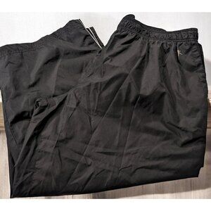 Danskin Now PLus Size XXL 2XG 20 Black White Athletic Lined Capris Cropped Pants